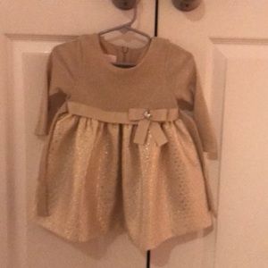Gold Holiday dress
